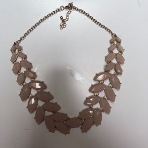 J Crew Bib Pink Necklace